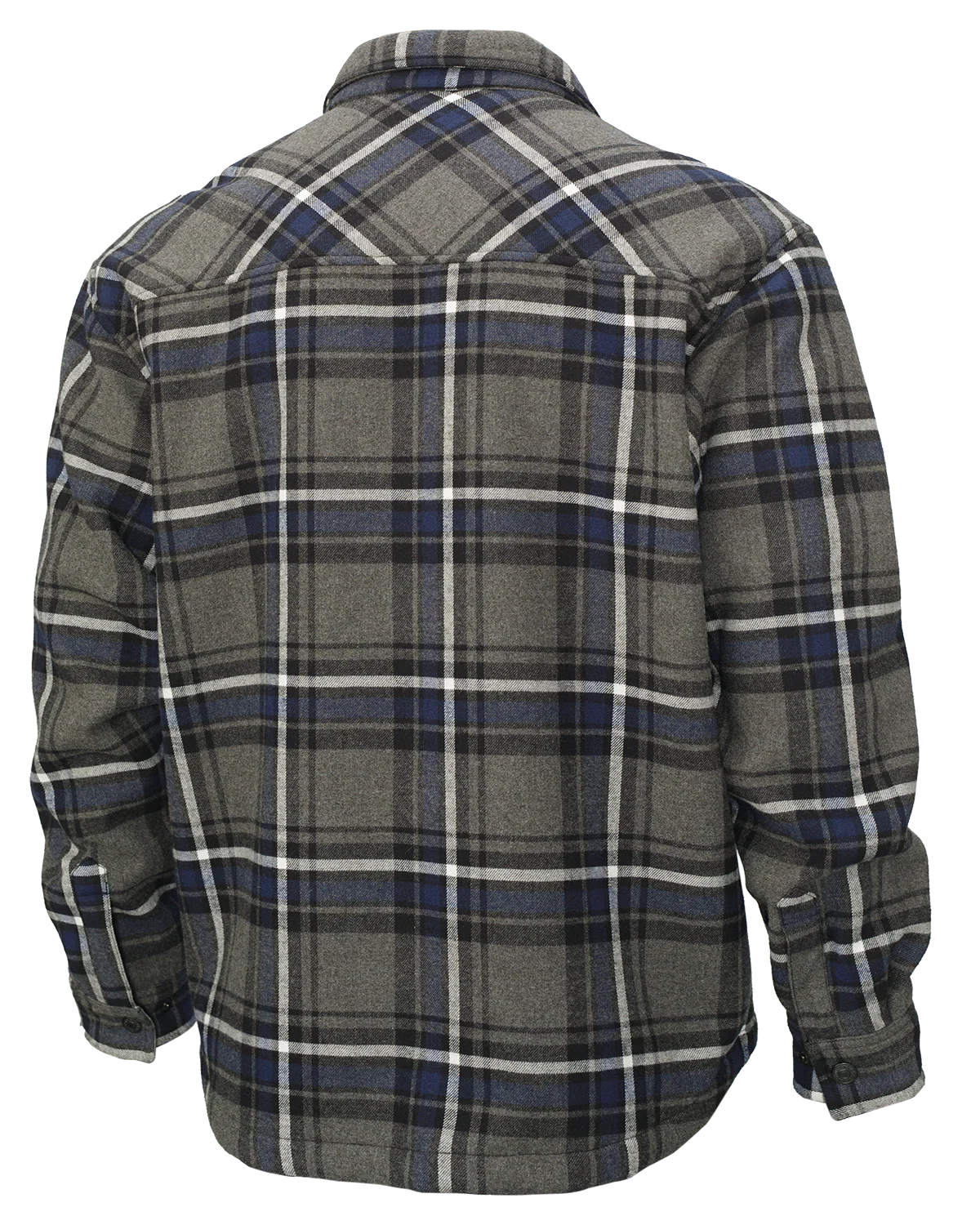 Sherpa Bonded Flannel Jac-Shirt by Tough Duck - Style WS15