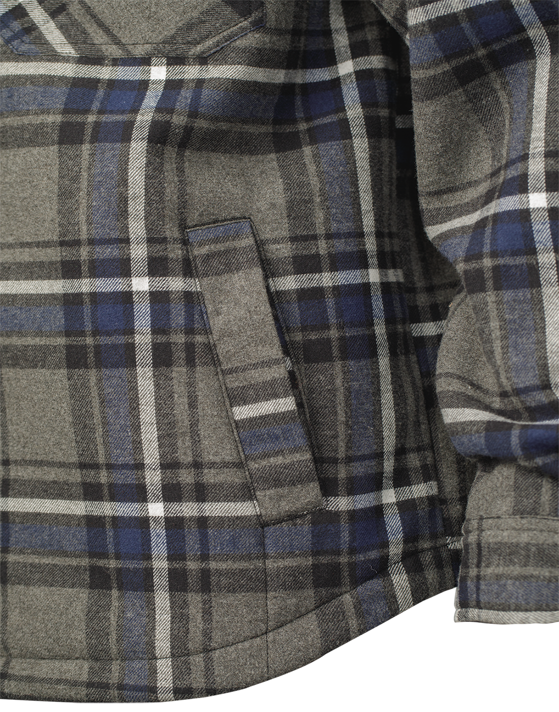 Sherpa Bonded Flannel Jac-Shirt by Tough Duck - Style WS15