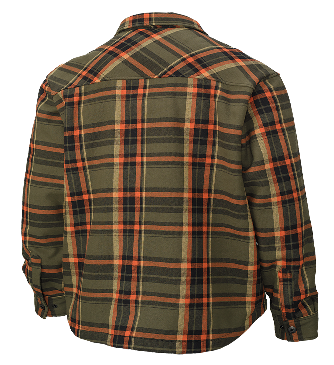 Sherpa Bonded Flannel Jac-Shirt by Tough Duck - Style WS15