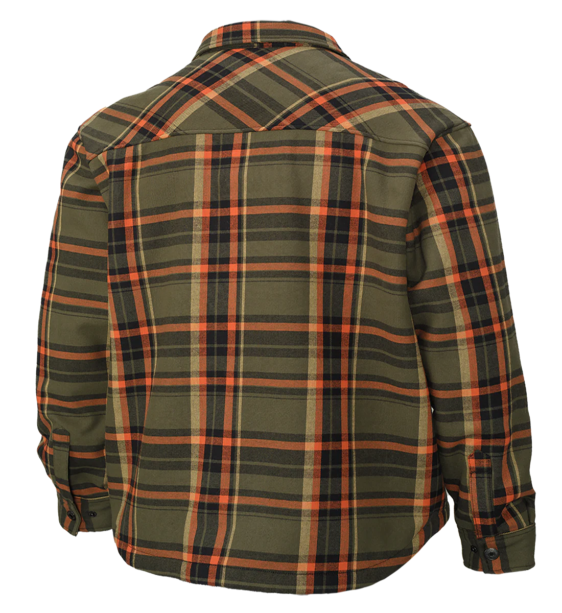 Sherpa Bonded Flannel Jac-Shirt by Tough Duck - Style WS15