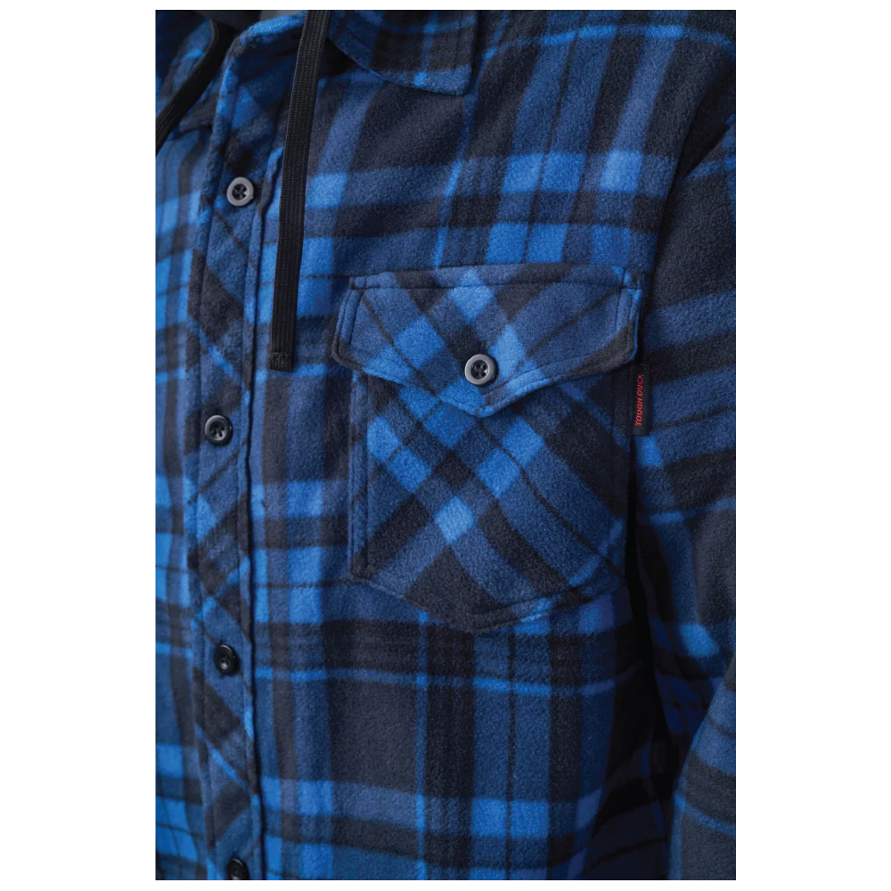 Sherpa Lined Fleeced Jac-Shirt by Tough Duck - Style WS16