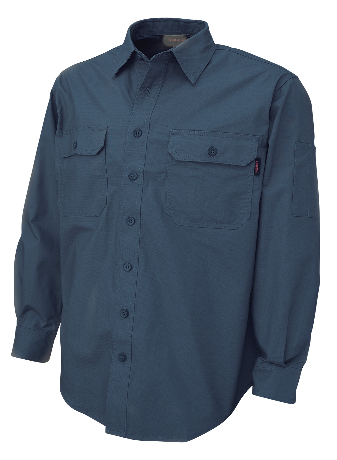 Long Sleeve Stretch Ripstop Work Shirt by Tough Duck - Style WS19