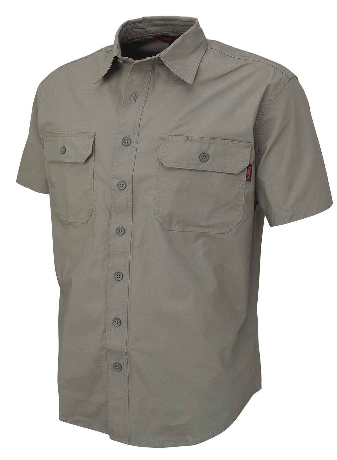 Short Sleeve Stretch Ripstop Shirt by Tough Duck - Style WS20