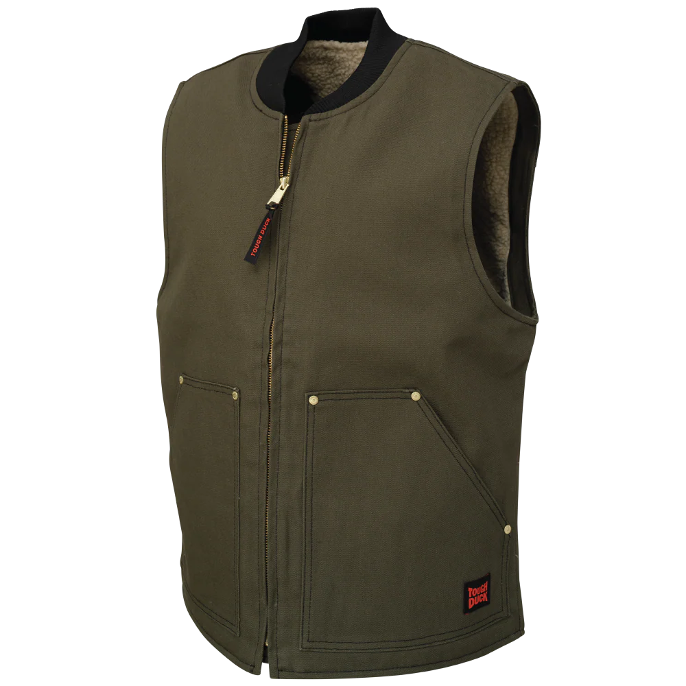 Duck Sherpa-Lined Vest by Tough Duck - Style WV06