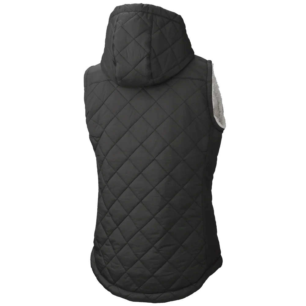 Women's Quilted Sherpa-Lined Vest by Tough Duck - Style WV10