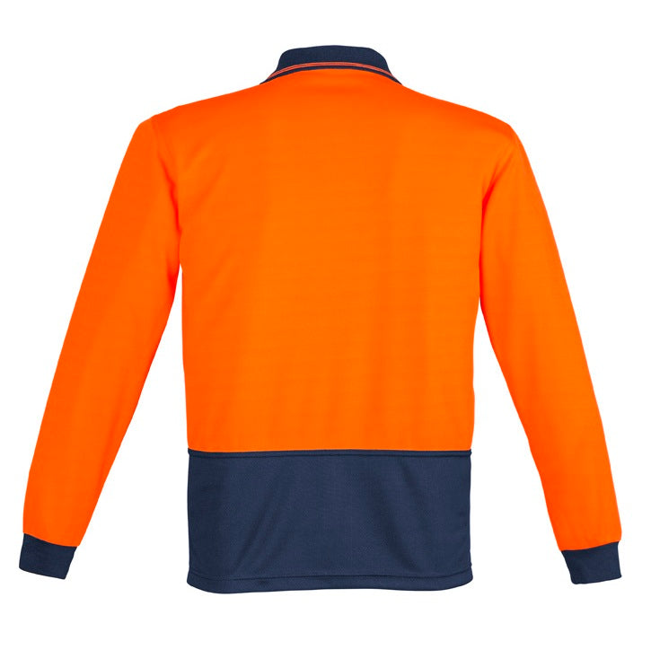 Hi Vis Basic Long Sleeve Polo by Syzmik Workwear - Style ZH232