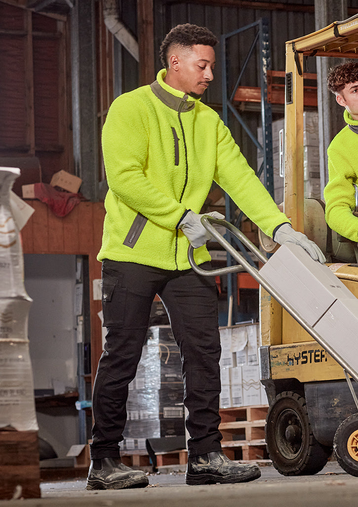 Unisex Streetworx Full Zip Sherpa Fleece by Syzmik Workwear - Style ZT285