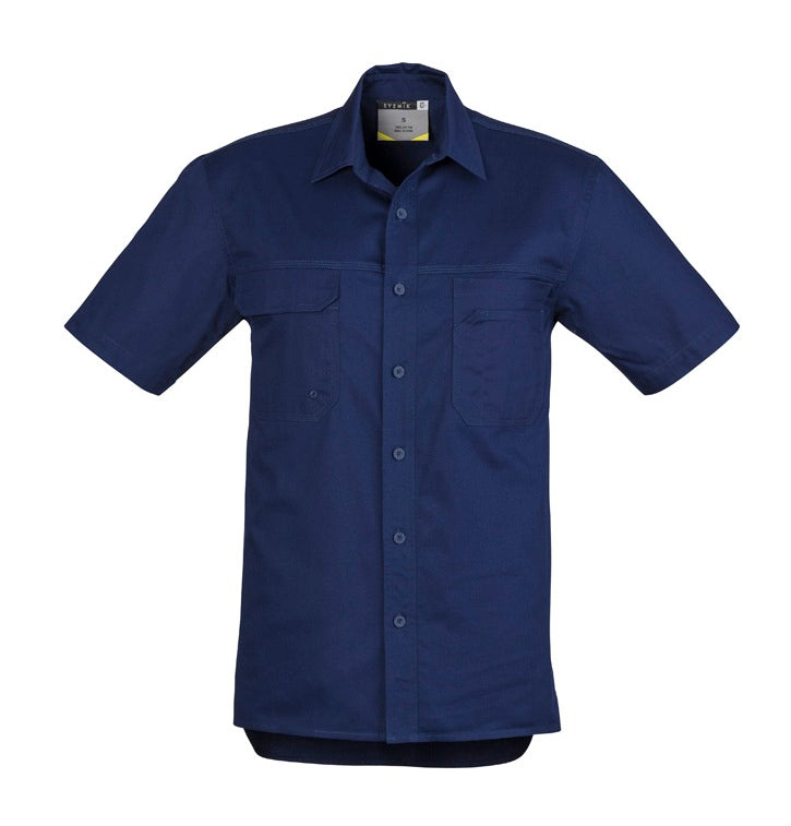 Men's Lightweight Tradie Short Sleeve Shirt by Syzmik Workwear - Style ZW120