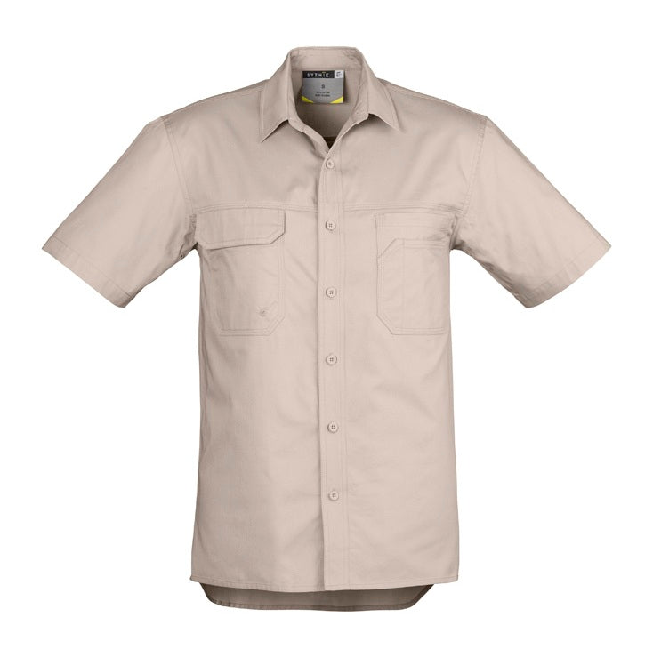 Men's Lightweight Tradie Short Sleeve Shirt by Syzmik Workwear - Style ZW120