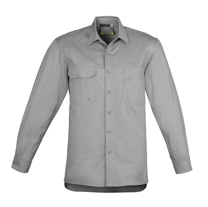 Mens Lightweight Tradie Long Sleeve Shirt by Syzmik Workwear - Style ZW121