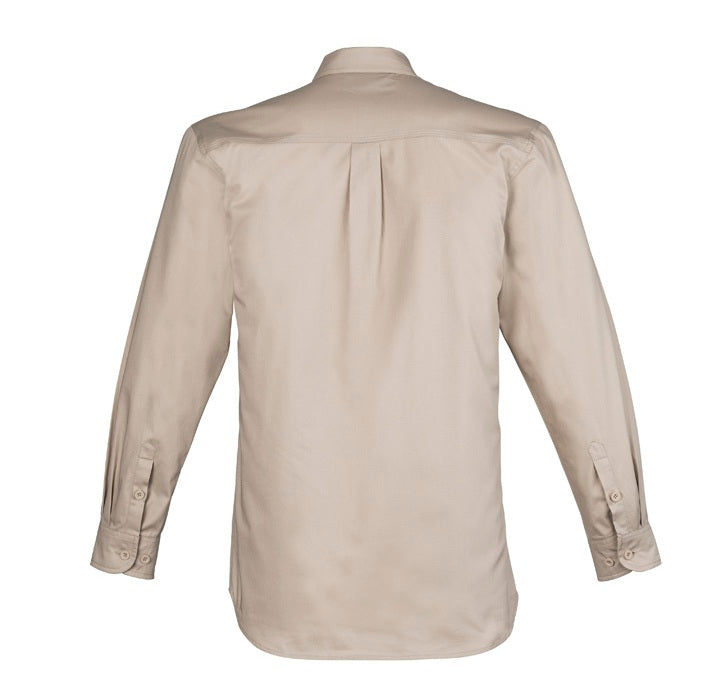 Mens Lightweight Tradie Long Sleeve Shirt by Syzmik Workwear - Style ZW121