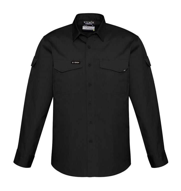 Mens Rugged Cooling Long Sleeve Shirt by Syzmik Workwear - Style ZW400