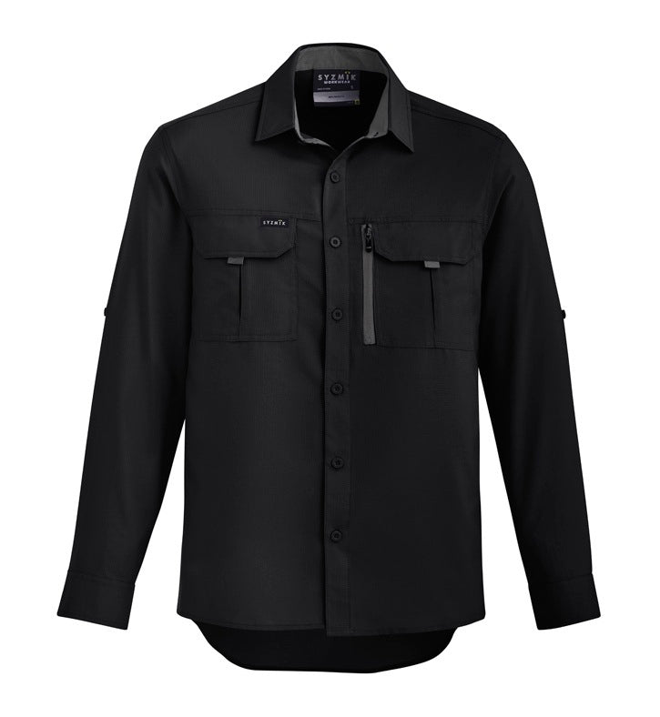 Mens Outdoor Long Sleeve Shirt by Syzmik Workwear - Style ZW460