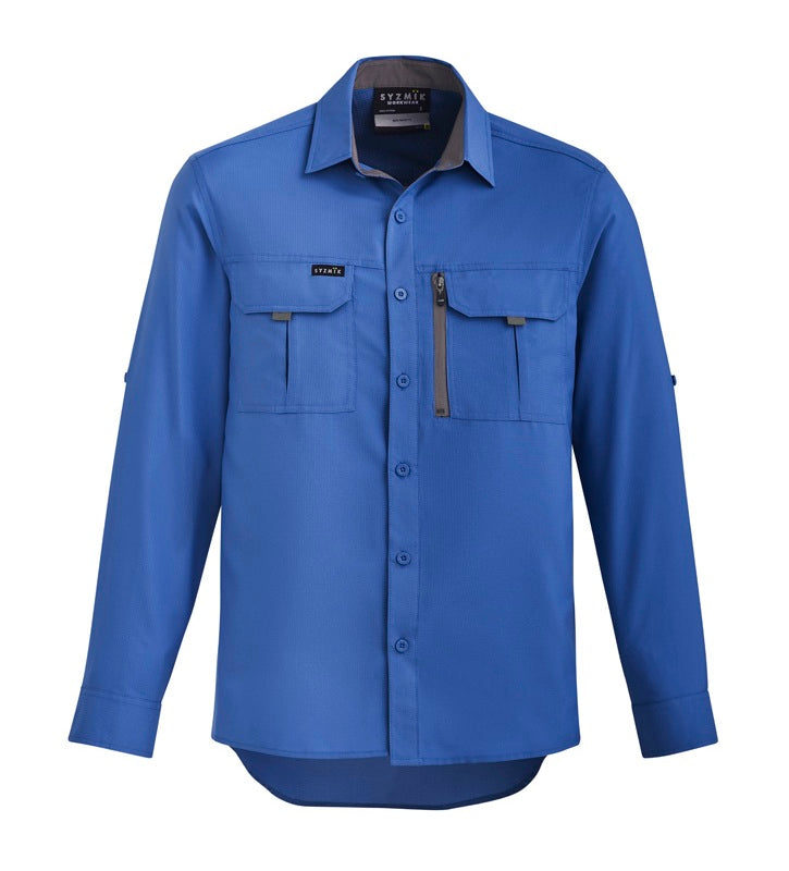 Mens Outdoor Long Sleeve Shirt by Syzmik Workwear - Style ZW460
