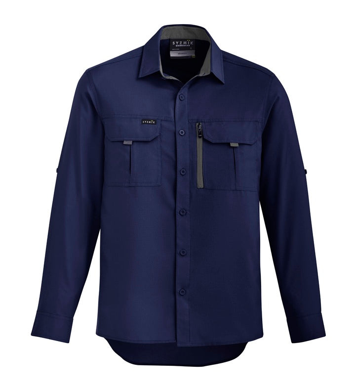 Mens Outdoor Long Sleeve Shirt by Syzmik Workwear - Style ZW460