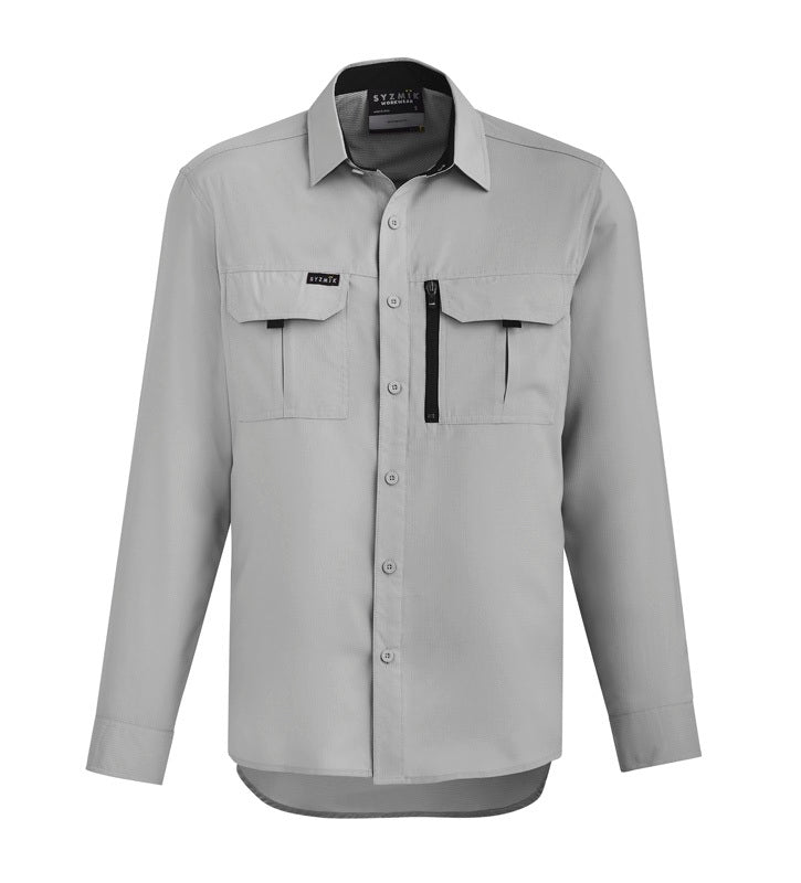 Mens Outdoor Long Sleeve Shirt by Syzmik Workwear - Style ZW460