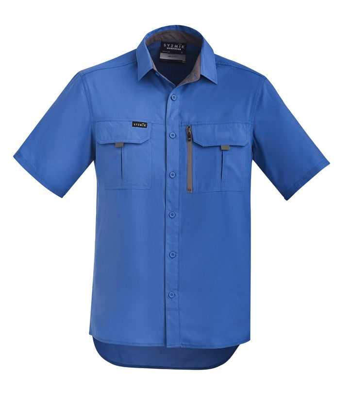 Men's Outdoor Short Sleeve Shirt by Syzmik Workwear - Style ZW465