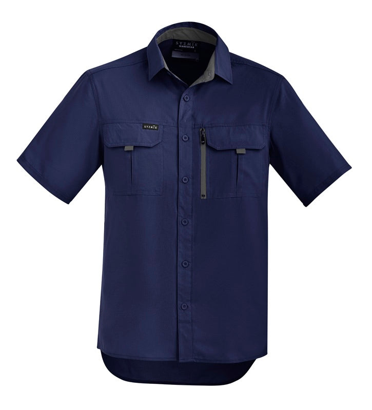 Men's Outdoor Short Sleeve Shirt by Syzmik Workwear - Style ZW465