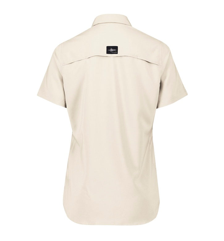 Women's Outdoor Short Sleeve Shirt by Syzmik Workwear - Style ZW765