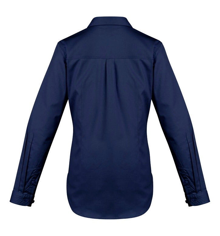 Women's Lightweight Tradie Long Sleeve Shirt by Syzmik Workwear - Style ZWL121