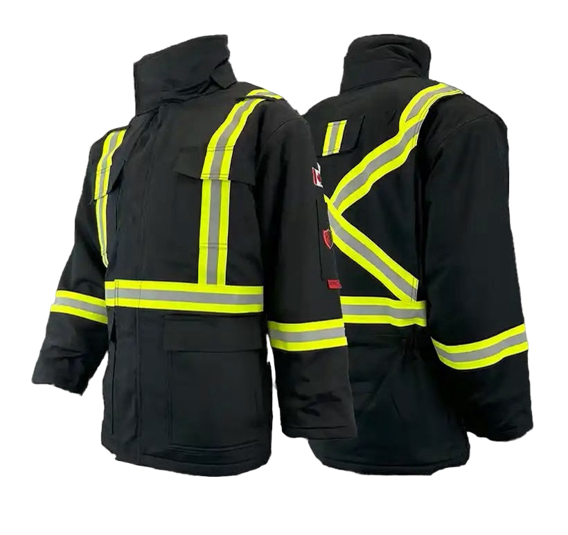 Black Atlas Workwear FR Arc Flash Insulated High Visibility Winter Parka Style 2191