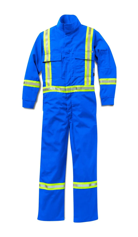 Rasco FR Contractor Coverall with CSA Trim - Royal Blue Style FR3306