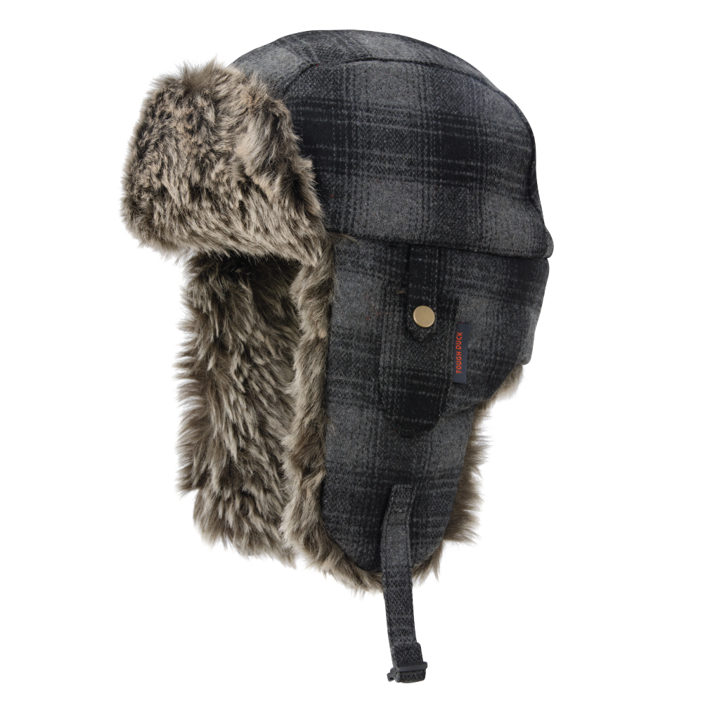 Plaid Aviator Hat by Tough Duck - Style i15616
