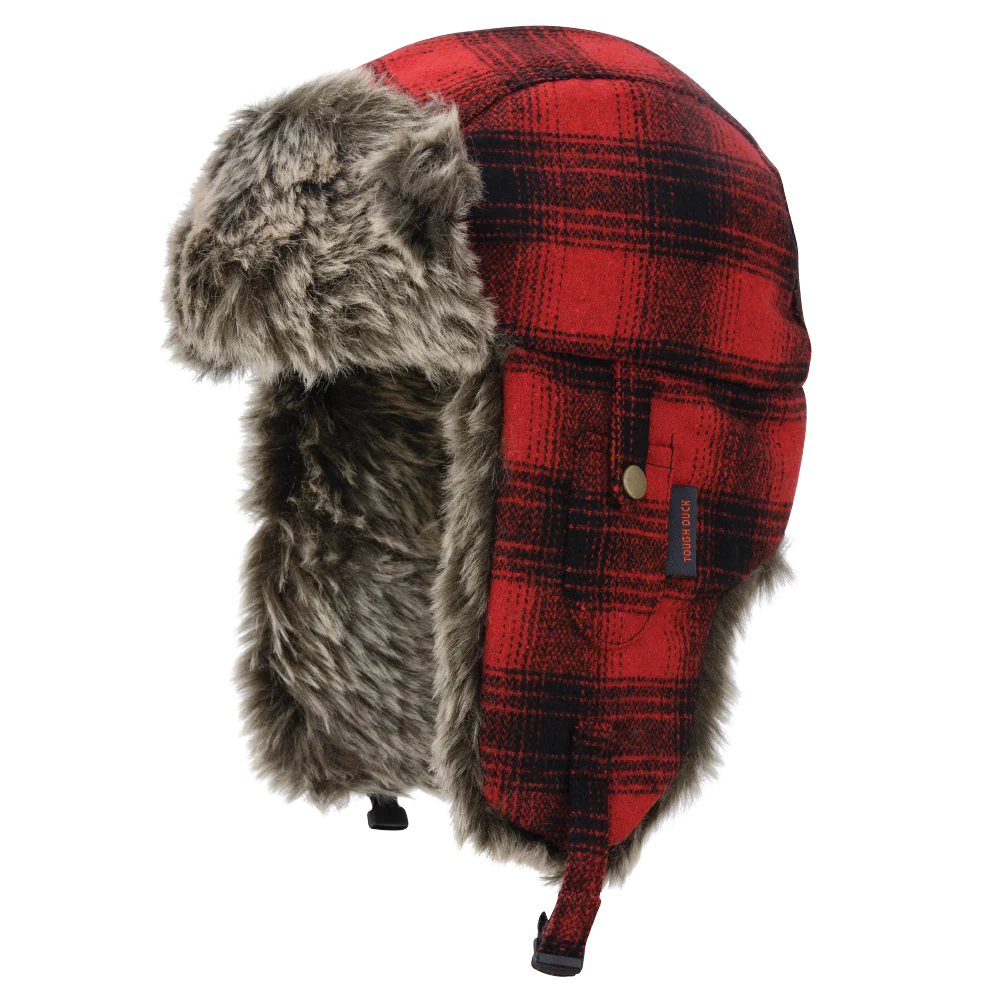 Plaid Aviator Hat by Tough Duck - Style i15616