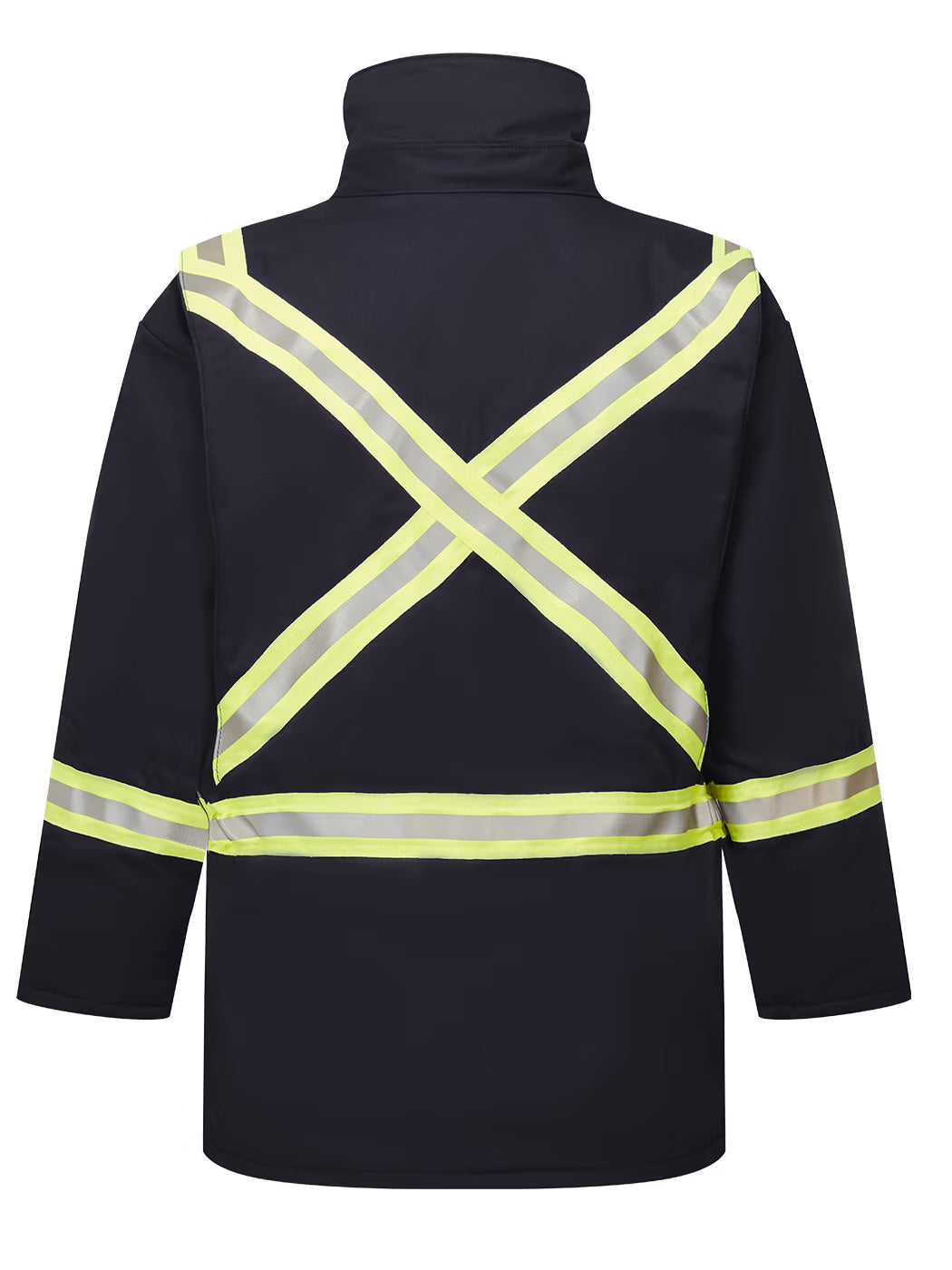 IFR Avenger 3215 insulated parka — Navy, back view
