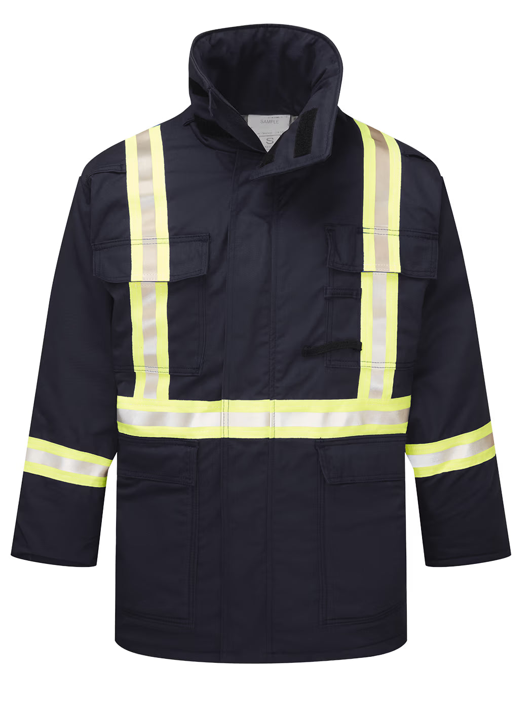 IFR Avenger 3215 insulated parka — Navy, front view
