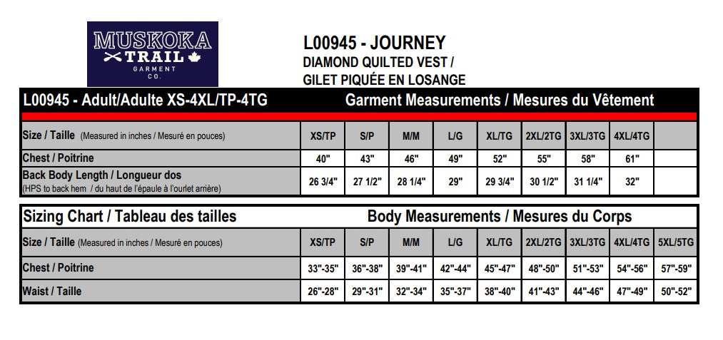 CX2 Journey - Diamond Quilted Vest - Style L00945