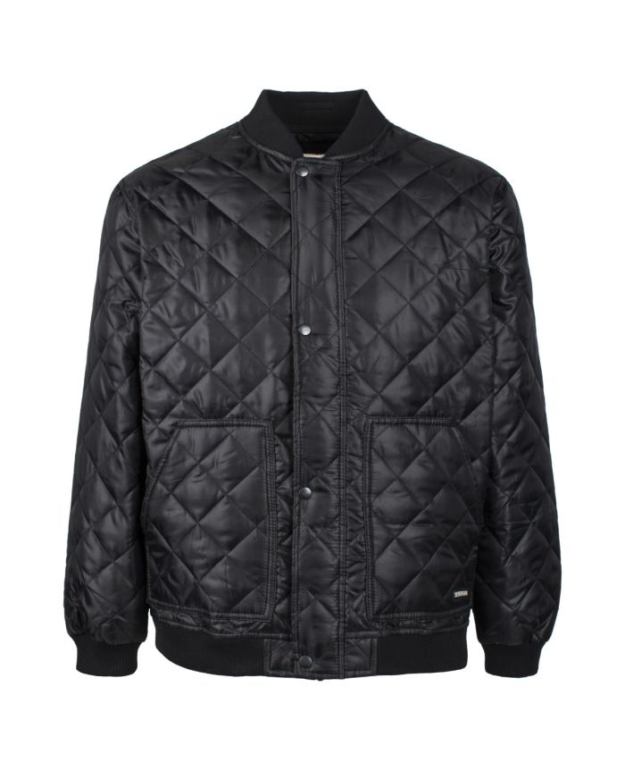 Black Quilted Freezer Jacket By TERRA Workwear - Style 100302