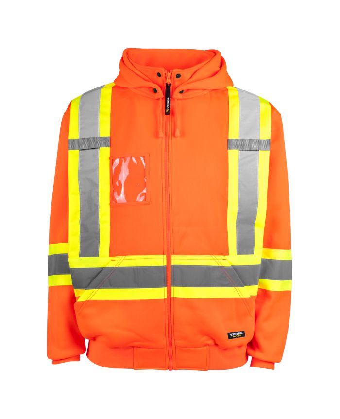 Hi-Vis Fleece Hoodie by TERRA Workwear - Style 116506