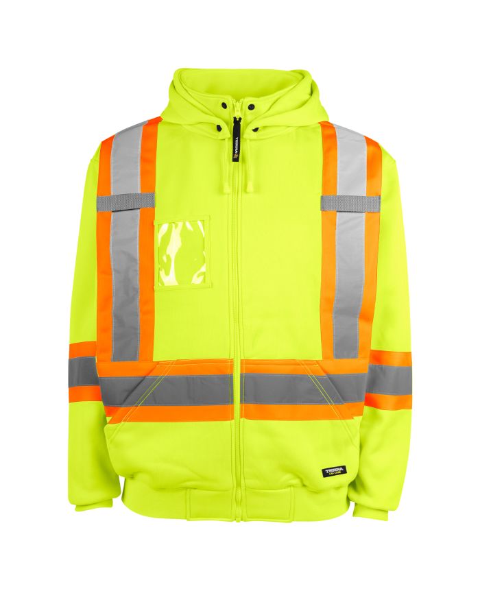 Hi-Vis Fleece Hoodie by TERRA Workwear - Style 116506