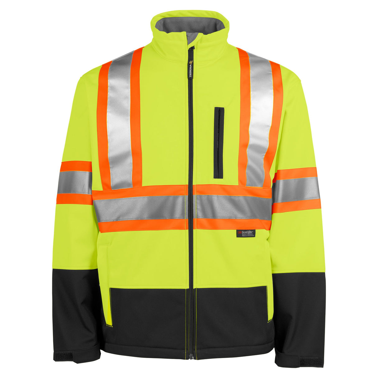 Hi-Vis Softshell Jacket by TERRA Workwear - Style 116516