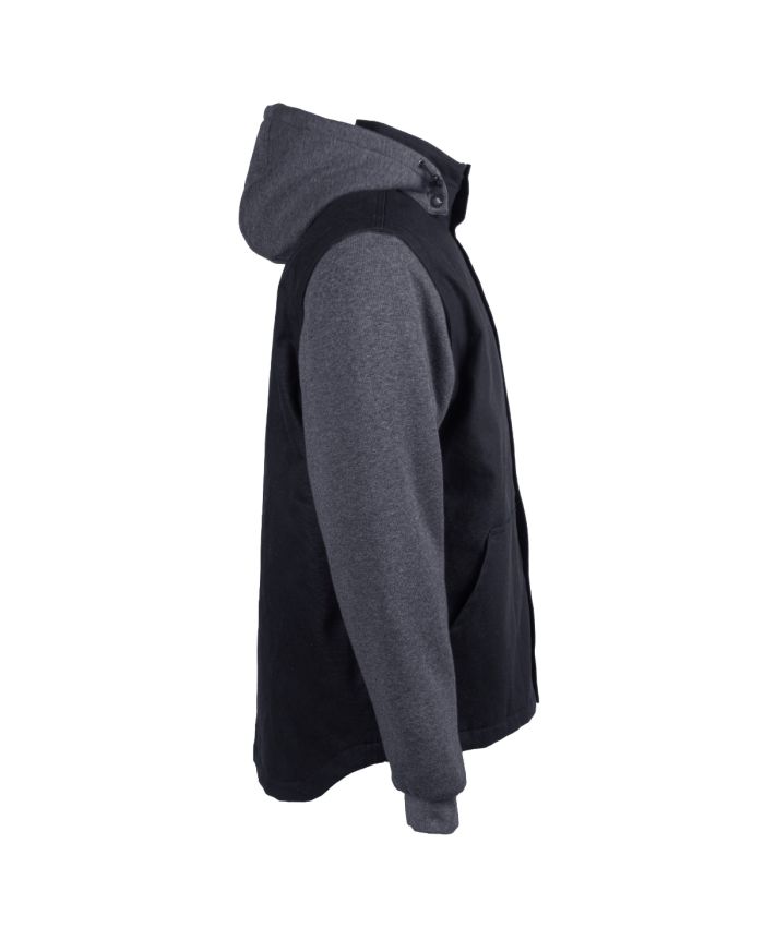 2 in 1 canva jacket/vest with removable hood and sleeves by Terra Workwear - Style 100330