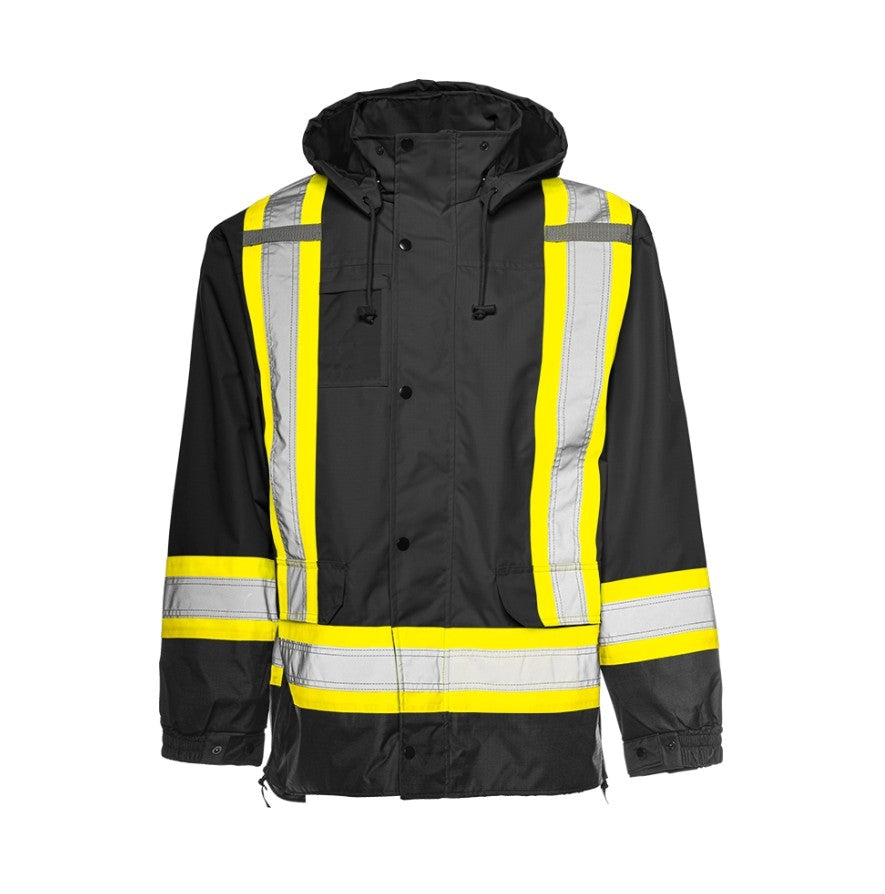 Hi-Vis 6-In-1 Winter Traffic Parka by Ground Force- Style TP6