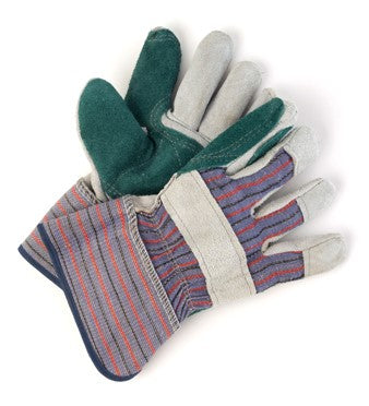 Split Leather Double Palm Work Gloves