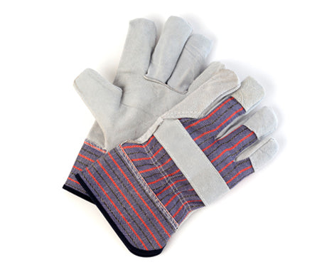 Women's Split Leather Work Gloves, Standard Grade