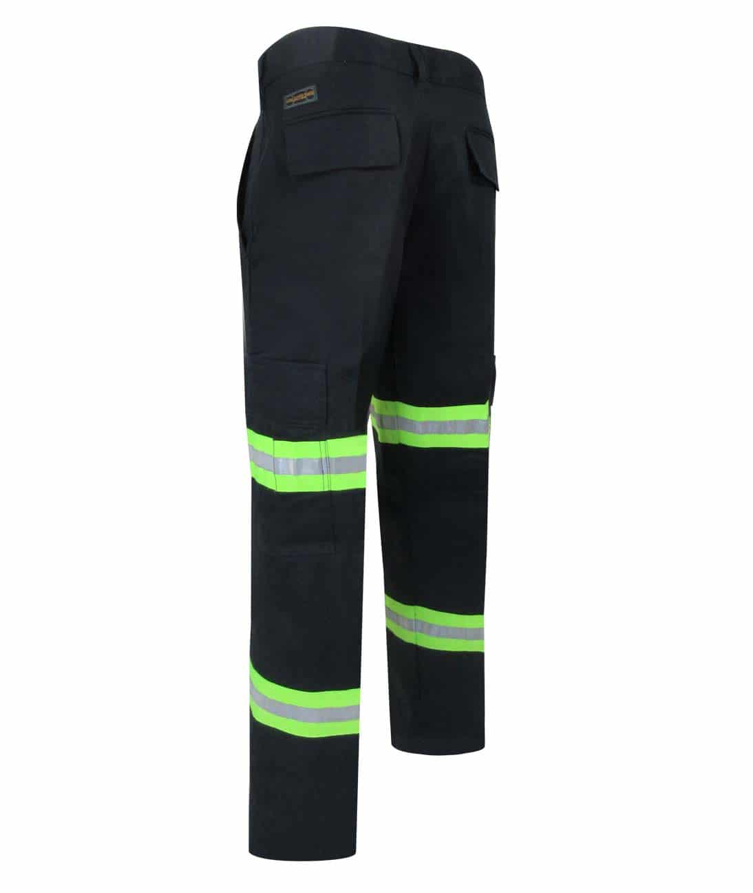 High Visibility Navy Cargo Pants by Jackfield - Style 70-053R