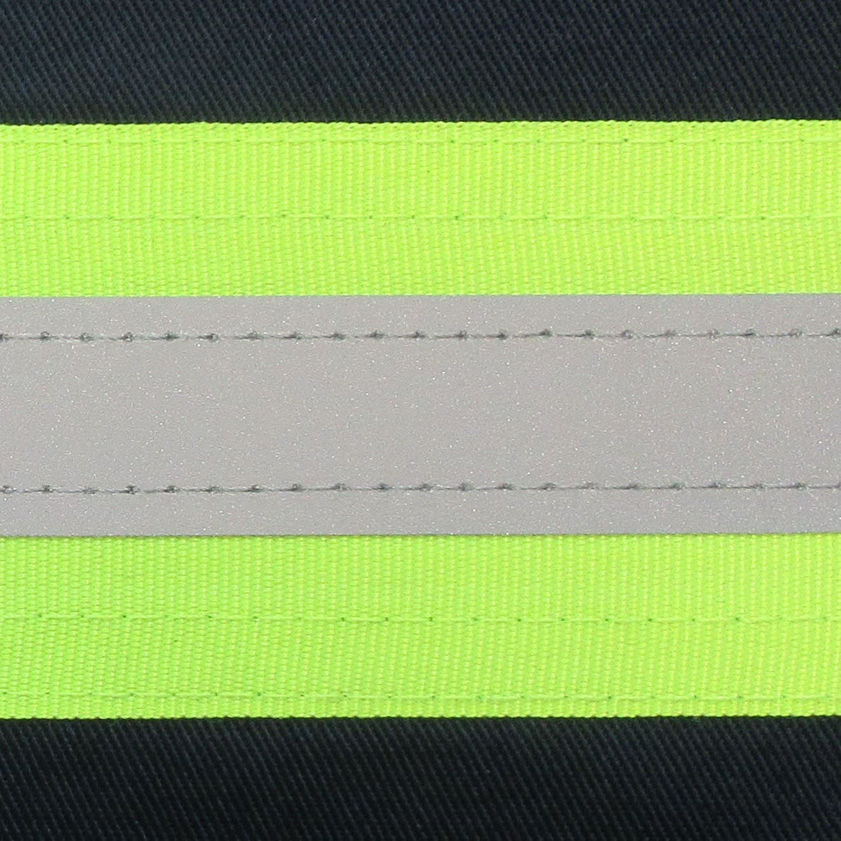 Navy Button Up Long Sleeve Shirt With Reflective Stripes by Jackfield - Style 70-201R