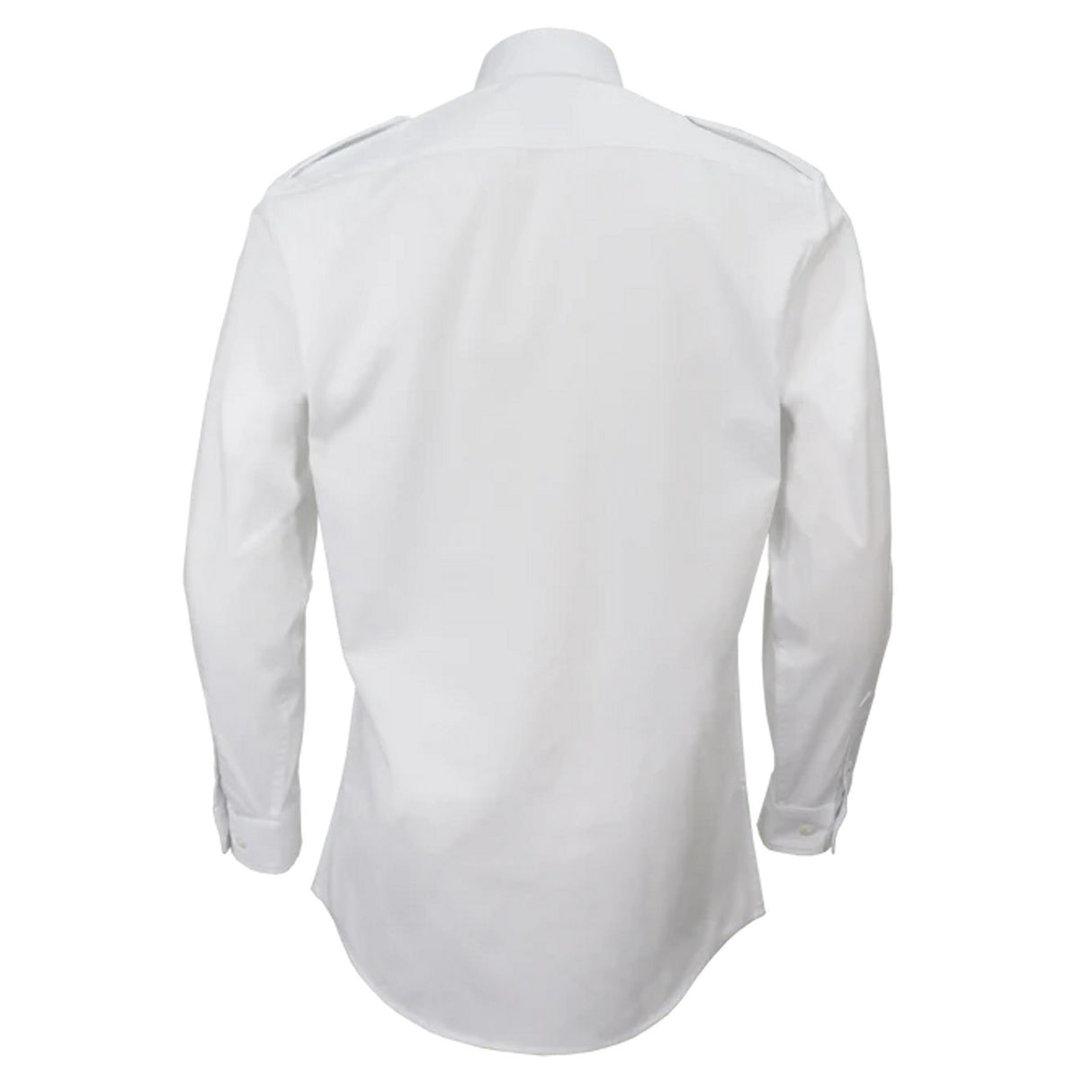 White Military Long Sleeve Shirt by GATTS Workwear - Style 627