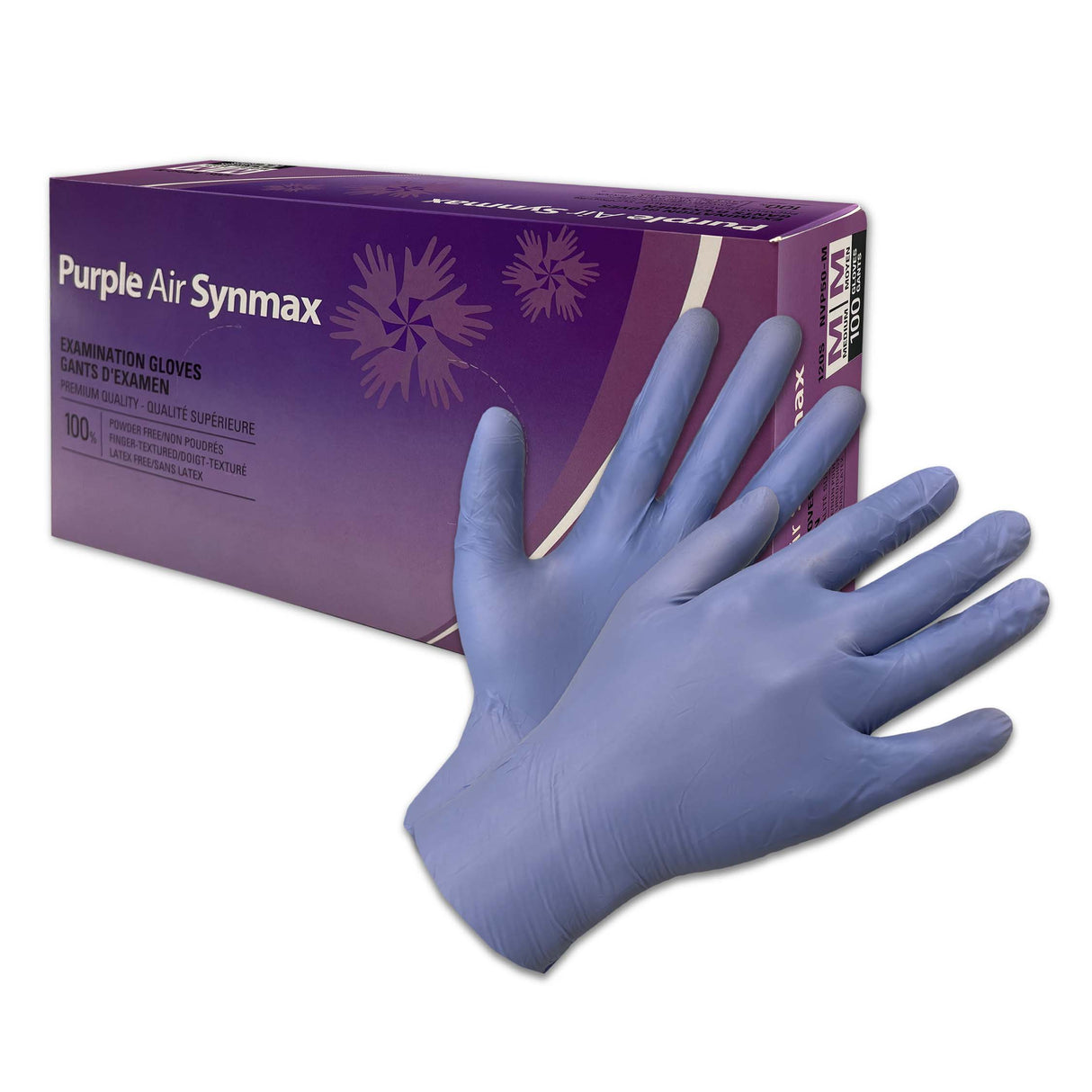 Purple Air Synmax Synthetic Examination Gloves - Style NVP50 - 5 Mil