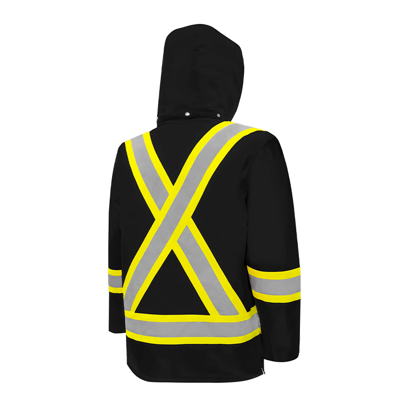 Hi-Vis Winter Traffic Parka by Ground Force - Style TP1