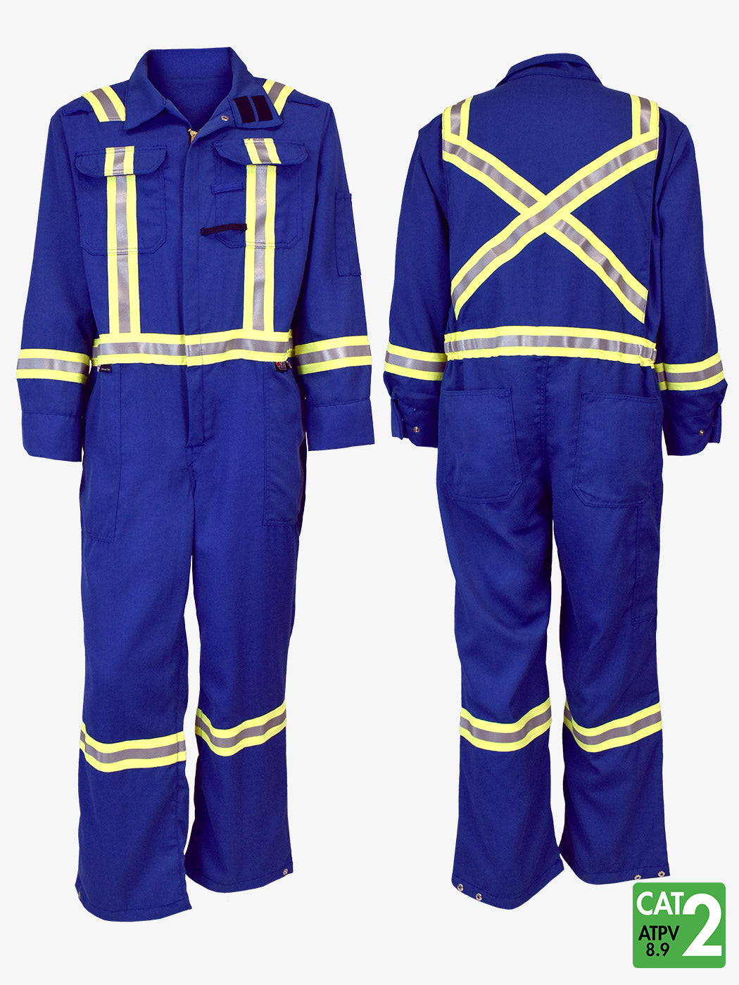 Westex DH Antistat 6.5 oz Deluxe Coveralls By IFR Workwear - Style 109 - Royal Blue