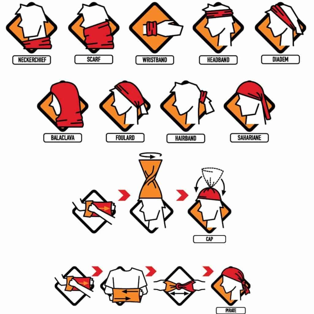 Brrbanks Cooling Neck Gaiter - Orange Camo