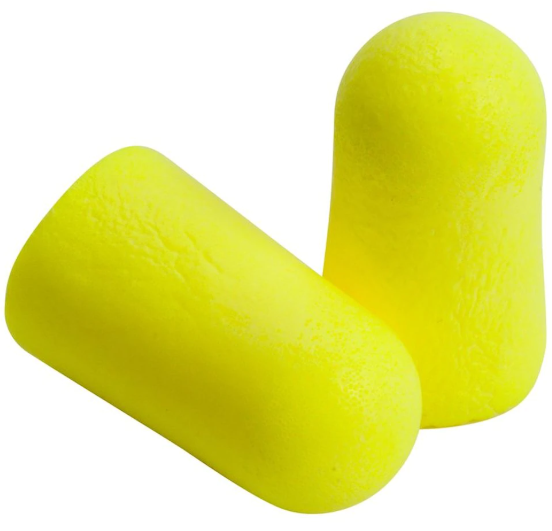 3M E-A-Rsoft™ Yellow Neons™ Earplugs - Uncorded - 200 Pairs/Box