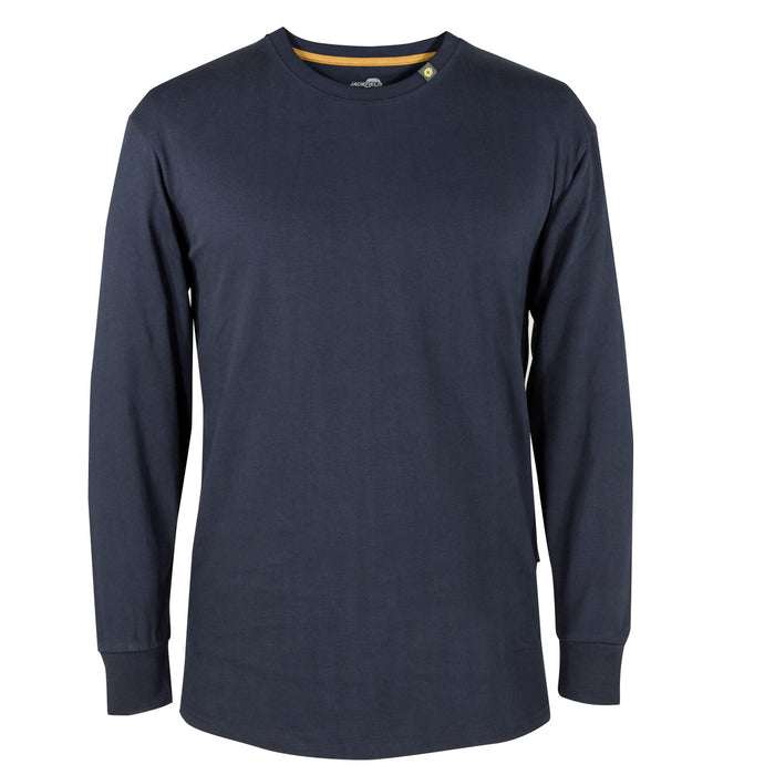 100% Cotton Long Sleeve T-Shirt by Jackfield - Style 10-624