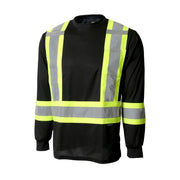 High-Vis Long Sleeve T-Shirt by Jackfield - Style 10-665R