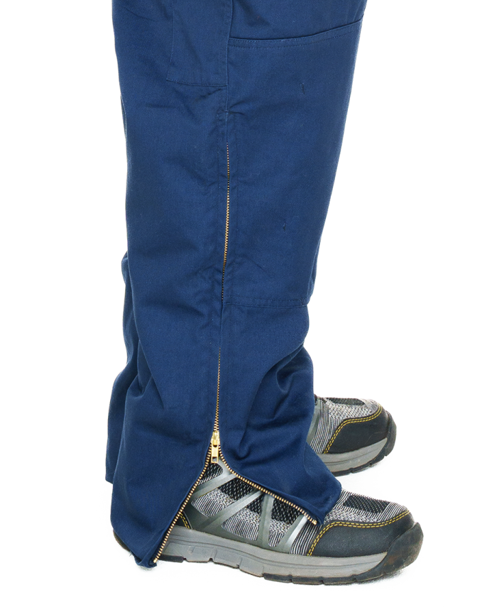Navy Coverall with Stretchable Back Vent by TERRA Workwear - Style 100155NV
